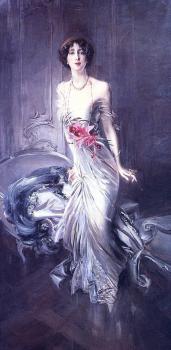 喬瓦尼 波爾蒂尼 Portrait of Madame E L Doyen 喬瓦尼 波爾蒂尼 Portrait of Madame E L Doyen